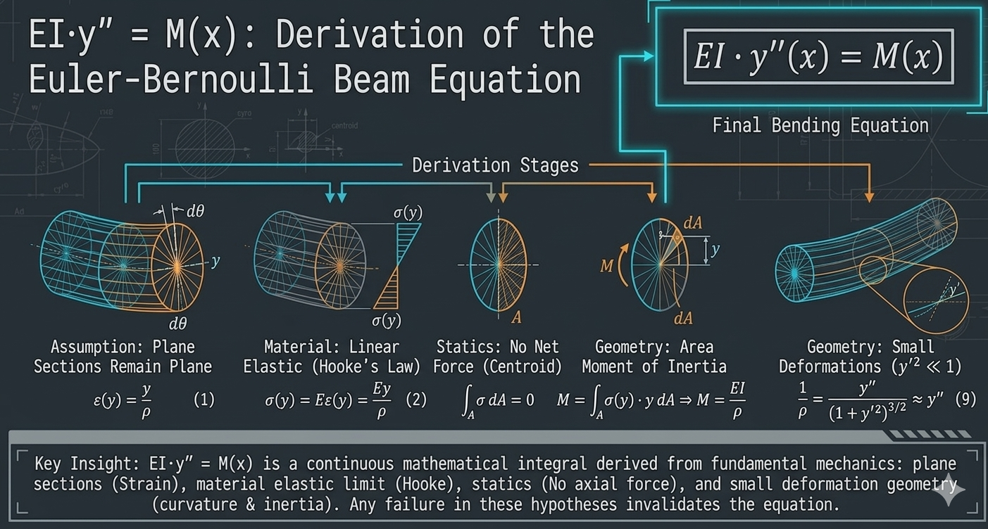 Euler-Bernoulli Beam - Infographics